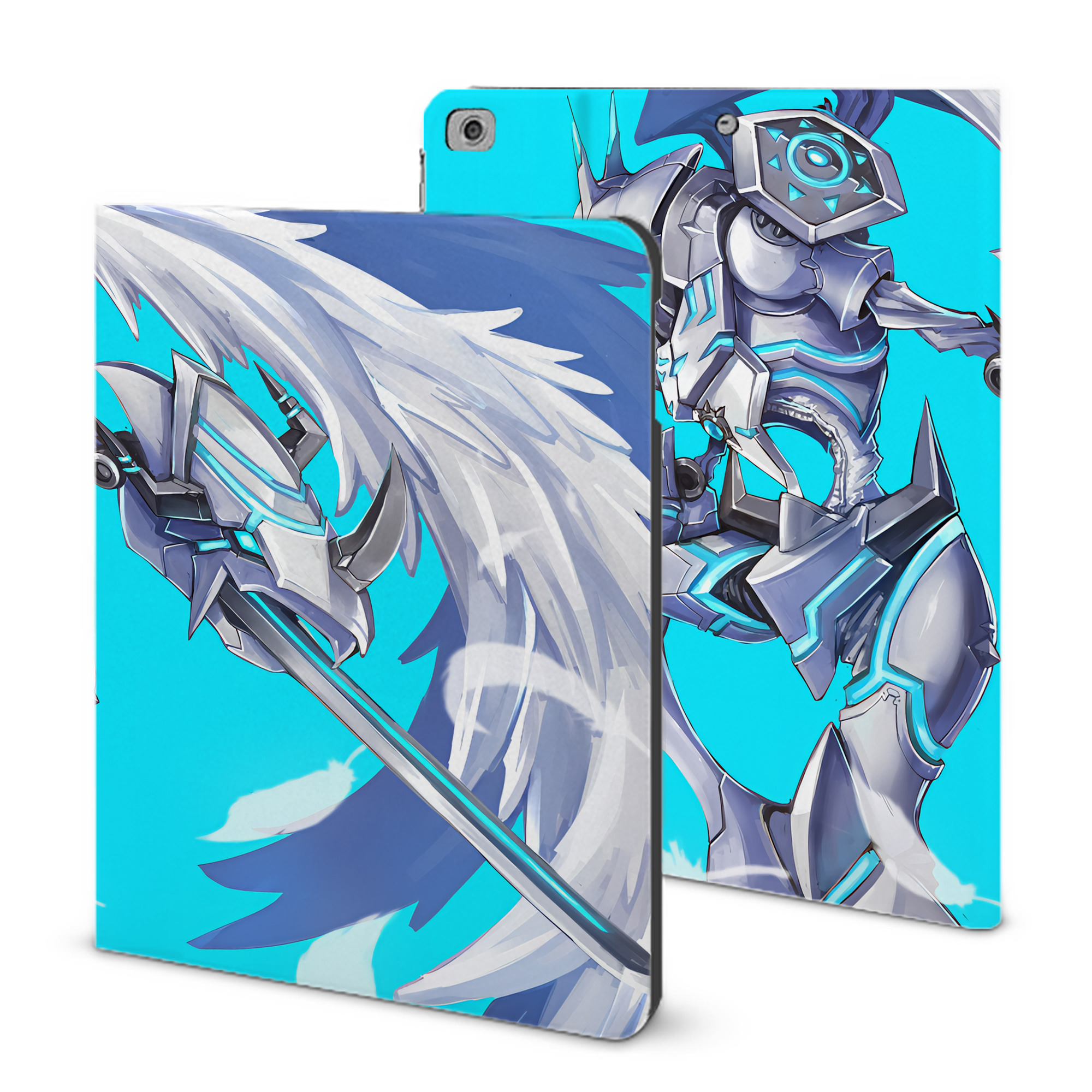 （画像用） Digimon デジタルモンスター/デジモン IPad ケース ブック型 PUレザー TPU 耐衝撃 軽量 薄型 ペン収納なし 全面保護 IPad 各モデル対応